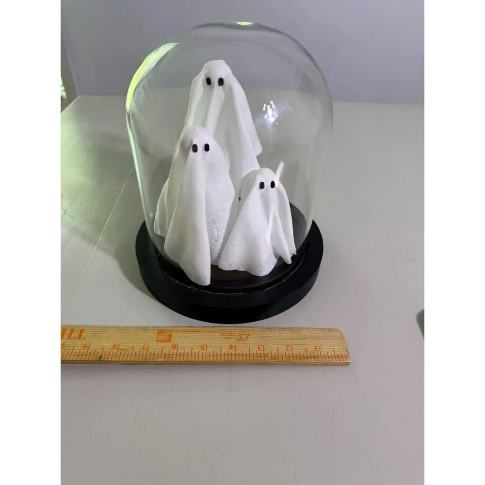 Pottery Barn Lit Ghost Cloche